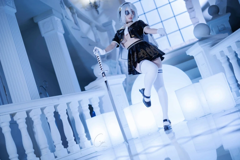 Cien恩恩《2B JK制服》主题写真：32张全套美图
