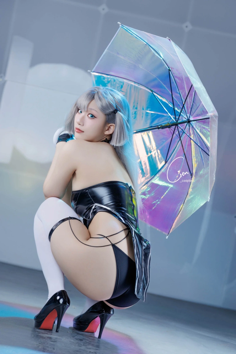 Cien恩恩《碧蓝航线 翔鹤赛车服》主题写真：35张全套美图