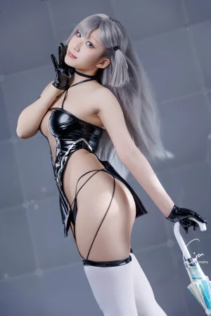 Cien恩恩《碧蓝航线 翔鹤赛车服》主题写真：35张全套美图