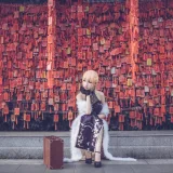 coser衣衣《少女前线 紫雨心》主题写真：14张全套美图