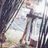 coser衣衣《少女前线 紫雨心》主题写真：14张全套美图