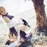 coser衣衣《少女前线 紫雨心》主题写真：14张全套美图