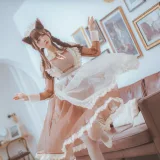coser衣衣《透明女仆》主题写真：31张全套美图