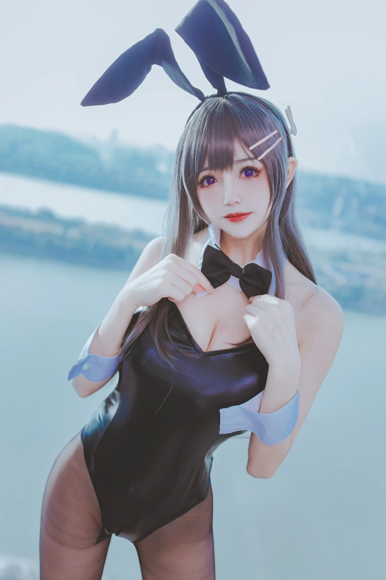 coser衣衣《麻衣兔女郎》主题写真：42张全套美图