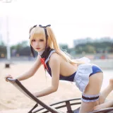 coser衣衣《玛丽萝丝泳装》主题写真：29张全套美图