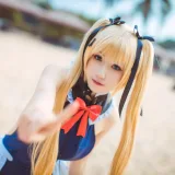 coser衣衣《玛丽萝丝泳装》主题写真：29张全套美图