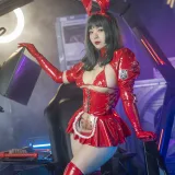 珟_珏Dita《暗黑兔女郎》主题写真：40张全套美图