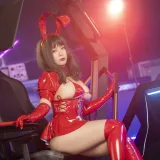 珟_珏Dita《暗黑兔女郎》主题写真：40张全套美图