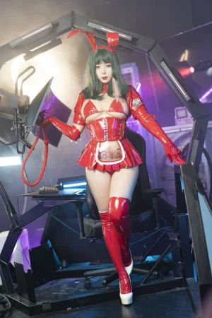 珟_珏Dita《暗黑兔女郎》主题写真：40张全套美图