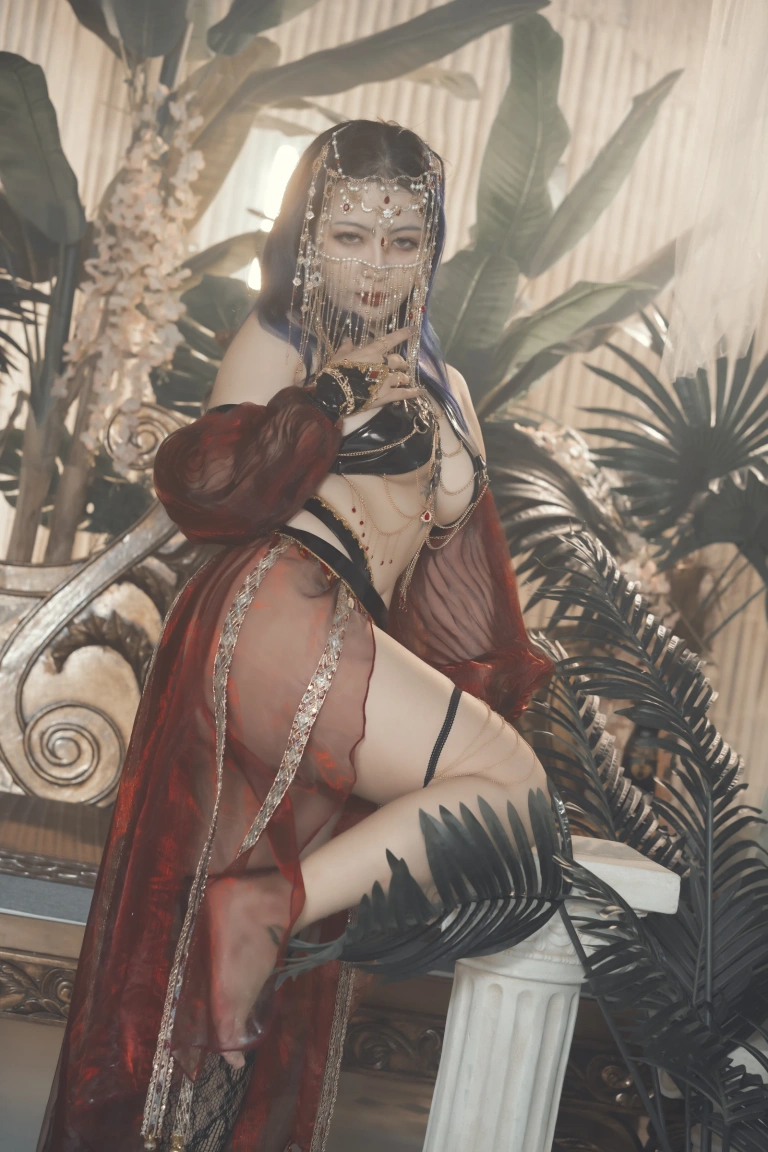 珟_珏Dita《深渊舞娘》主题写真：45张全套美图，含3个视频