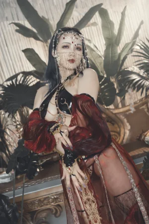 珟_珏Dita《深渊舞娘》主题写真：45张全套美图，含3个视频