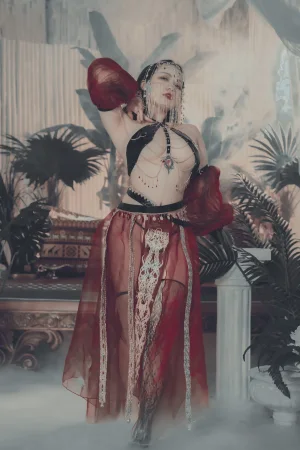 珟_珏Dita《深渊舞娘》主题写真：45张全套美图，含3个视频