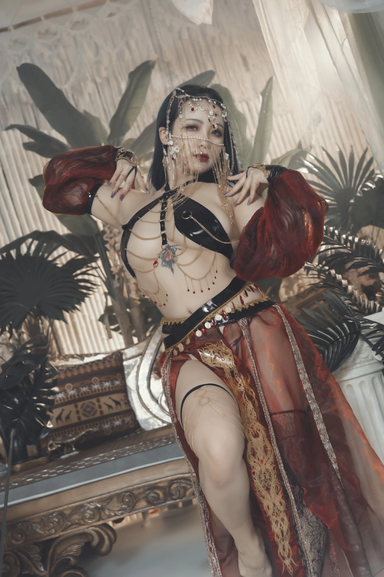 珟_珏Dita《深渊舞娘》主题写真：45张全套美图，含3个视频