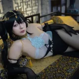 珟_珏Dita《碧蓝航线 镇海旗袍》主题写真：58张全套美图，含2个视频