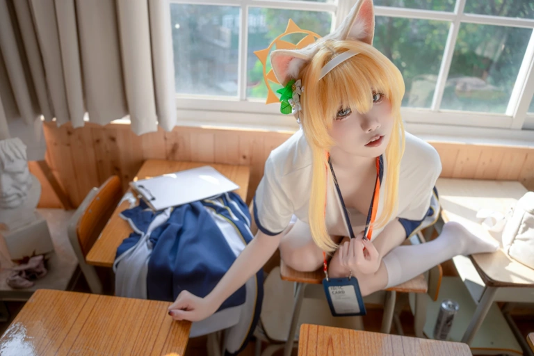 纸悦Etsu_ko《玛丽体操》主题写真：64张全套美图