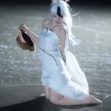 纸悦Etsu_ko《加代子白裙》主题写真：20张全套美图
