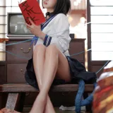 纸悦Etsu_ko《桔梗毛线团》主题写真：25张全套美图