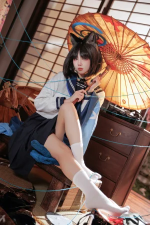 纸悦Etsu_ko《桔梗毛线团》主题写真：25张全套美图