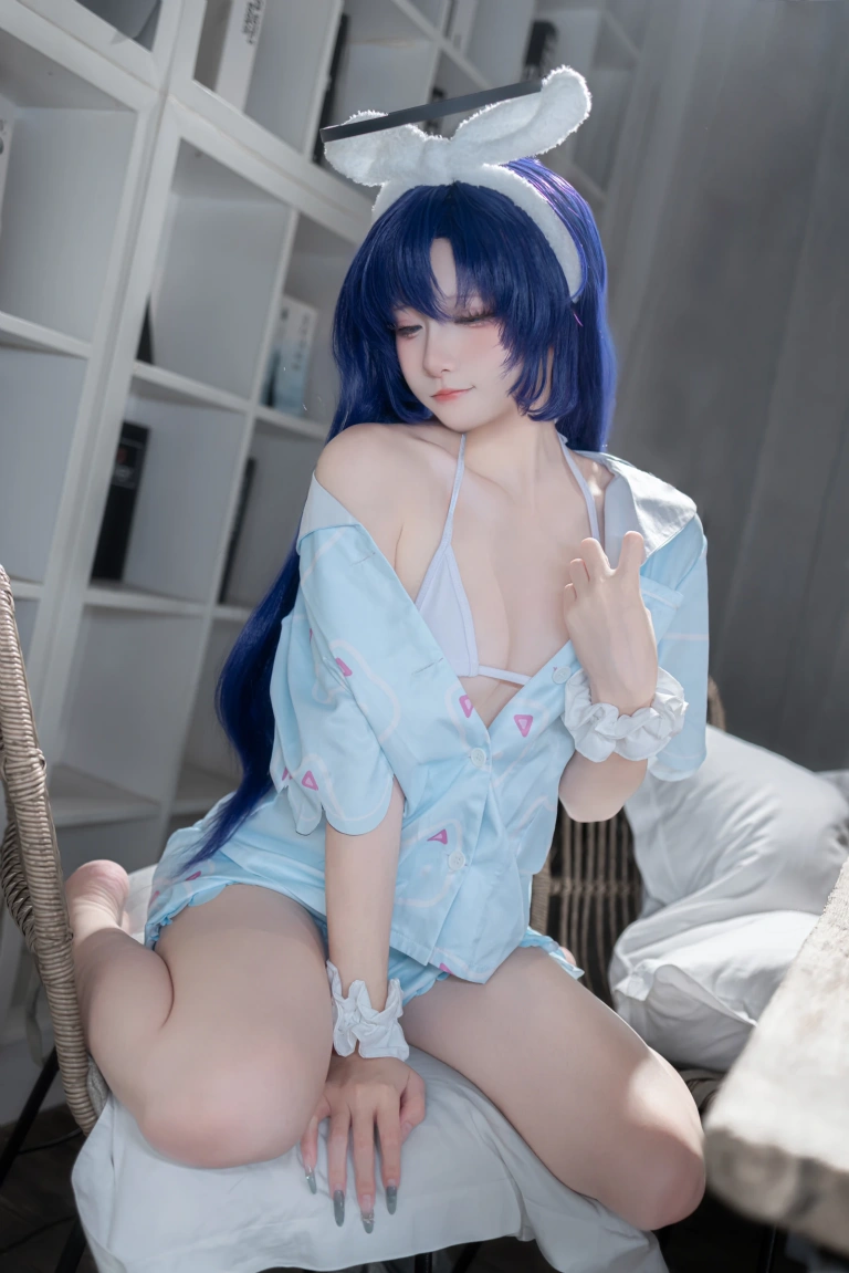 纸悦Etsu_ko《优香睡衣》主题写真：35张全套美图