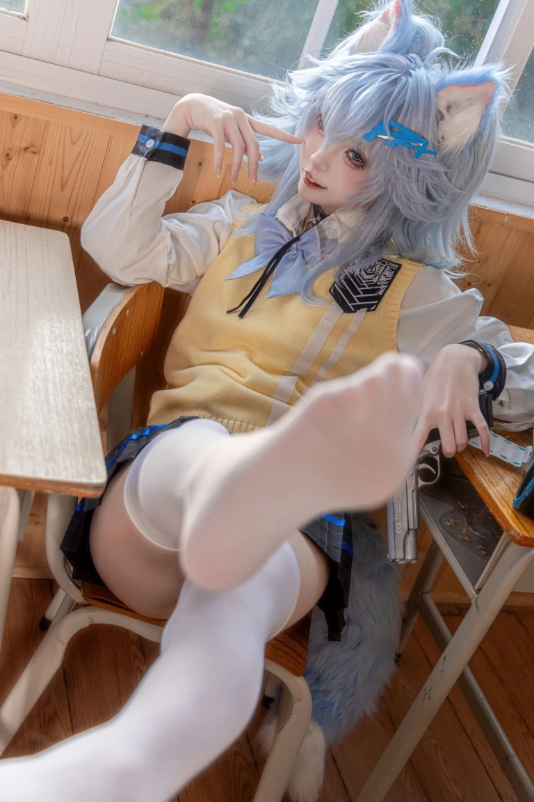 纸悦Etsu_ko《PA15高校心跳物语》主题写真：51张全套美图