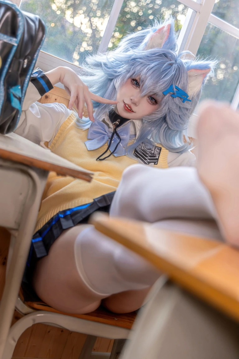 纸悦Etsu_ko《PA15高校心跳物语》主题写真：51张全套美图