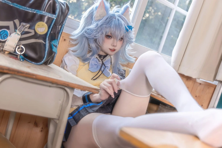 纸悦Etsu_ko《PA15高校心跳物语》主题写真：51张全套美图