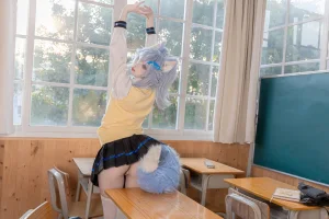 纸悦Etsu_ko《PA15高校心跳物语》主题写真：51张全套美图