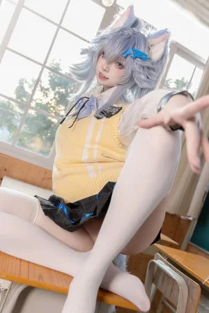 纸悦Etsu_ko《PA15高校心跳物语》主题写真：51张全套美图