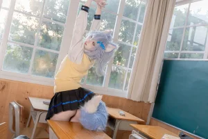 纸悦Etsu_ko《PA15高校心跳物语》主题写真：51张全套美图