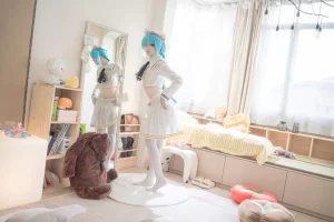 纸悦Etsu_ko《碧蓝航线 雅努斯JK》主题写真：58张全套美图