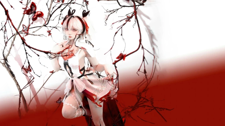 纸悦Etsu_ko《鸣潮·椿》主题写真：21张全套美图