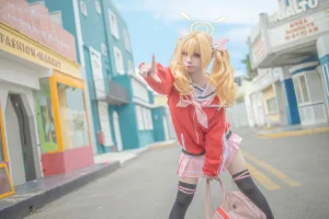 纸悦Etsu_ko《伊原木好美 蔚蓝档案》主题写真：18张全套美图