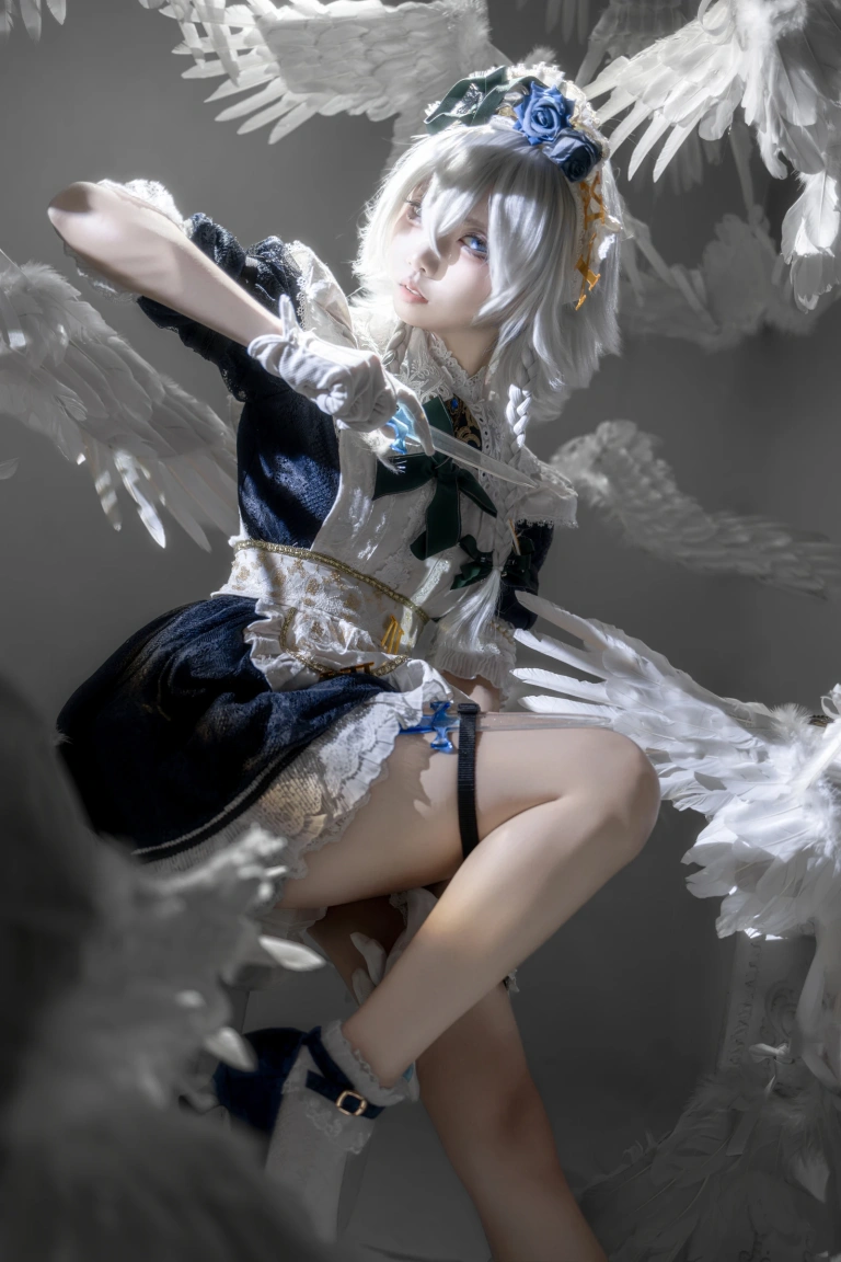 纸悦Etsu_ko《十六夜咲夜》主题写真：41张全套美图