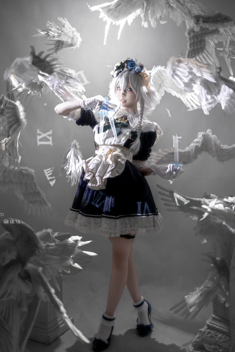 纸悦Etsu_ko《十六夜咲夜》主题写真：41张全套美图