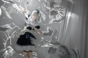 纸悦Etsu_ko《十六夜咲夜》主题写真：41张全套美图