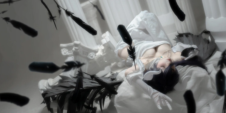 纸悦Etsu_ko《Overlord 雅儿贝德》主题写真：14张全套美图