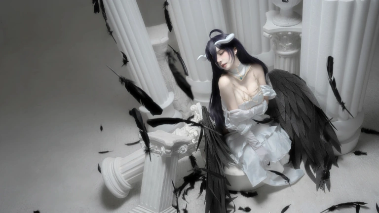 纸悦Etsu_ko《Overlord 雅儿贝德》主题写真：14张全套美图