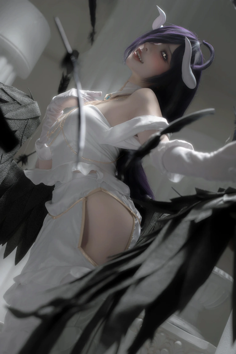 纸悦Etsu_ko《Overlord 雅儿贝德》主题写真：14张全套美图