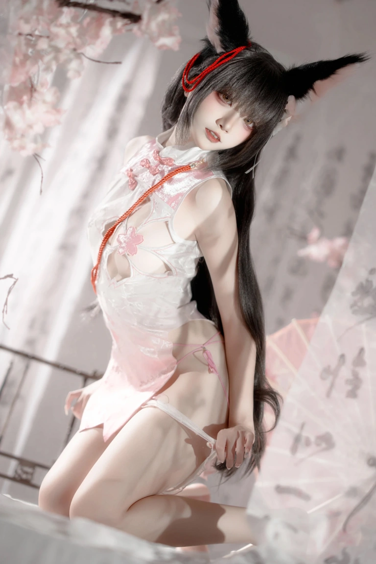 纸悦Etsu_ko《碧蓝航线 长门 旗袍》主题写真：59张全套美图