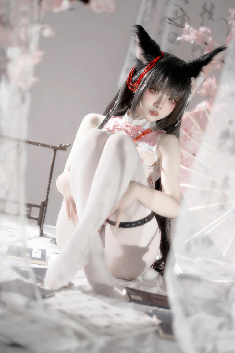 纸悦Etsu_ko《碧蓝航线 长门 旗袍》主题写真：59张全套美图