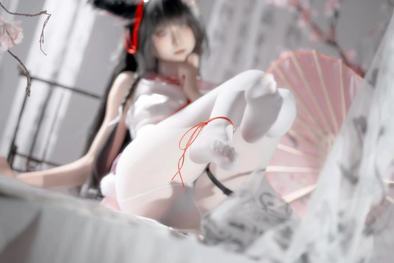纸悦Etsu_ko《碧蓝航线 长门 旗袍》主题写真：59张全套美图