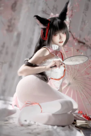 纸悦Etsu_ko《碧蓝航线 长门 旗袍》主题写真：59张全套美图