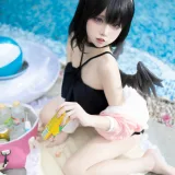 纸悦Etsu_ko《蔚蓝档案 水真白》主题写真：28张全套美图