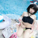 纸悦Etsu_ko《蔚蓝档案 水真白》主题写真：28张全套美图