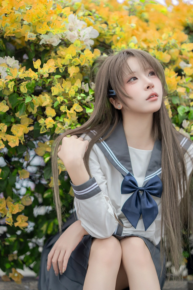 纸悦Etsu_ko《真爱JK》主题写真：35张全套美图