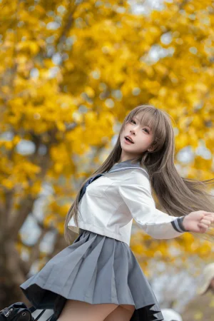 纸悦Etsu_ko《真爱JK》主题写真：35张全套美图