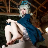 纸悦Etsu_ko《蔚蓝档案 时雨温泉》主题写真：63张全套美图