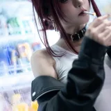 纸悦Etsu_ko《在超市后门吸烟的二人 田山小姐》主题写真：23张全套美图