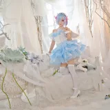 花柒Hana《蕾姆大天使》主题写真：19张全套美图