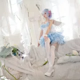 花柒Hana《蕾姆大天使》主题写真：19张全套美图